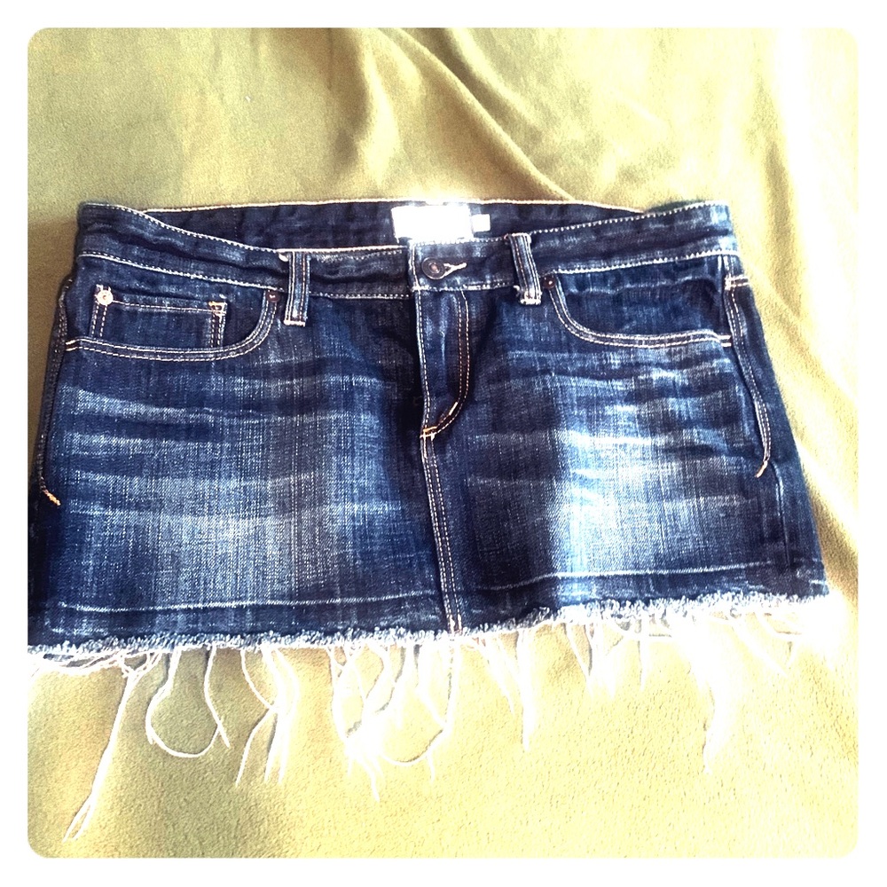 Abercrombie jean skirt